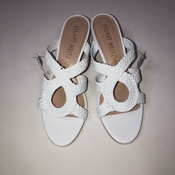 Brand new STUART WEITZMAN Woven Padded sandals size 8.5 - Picture 8 of 11